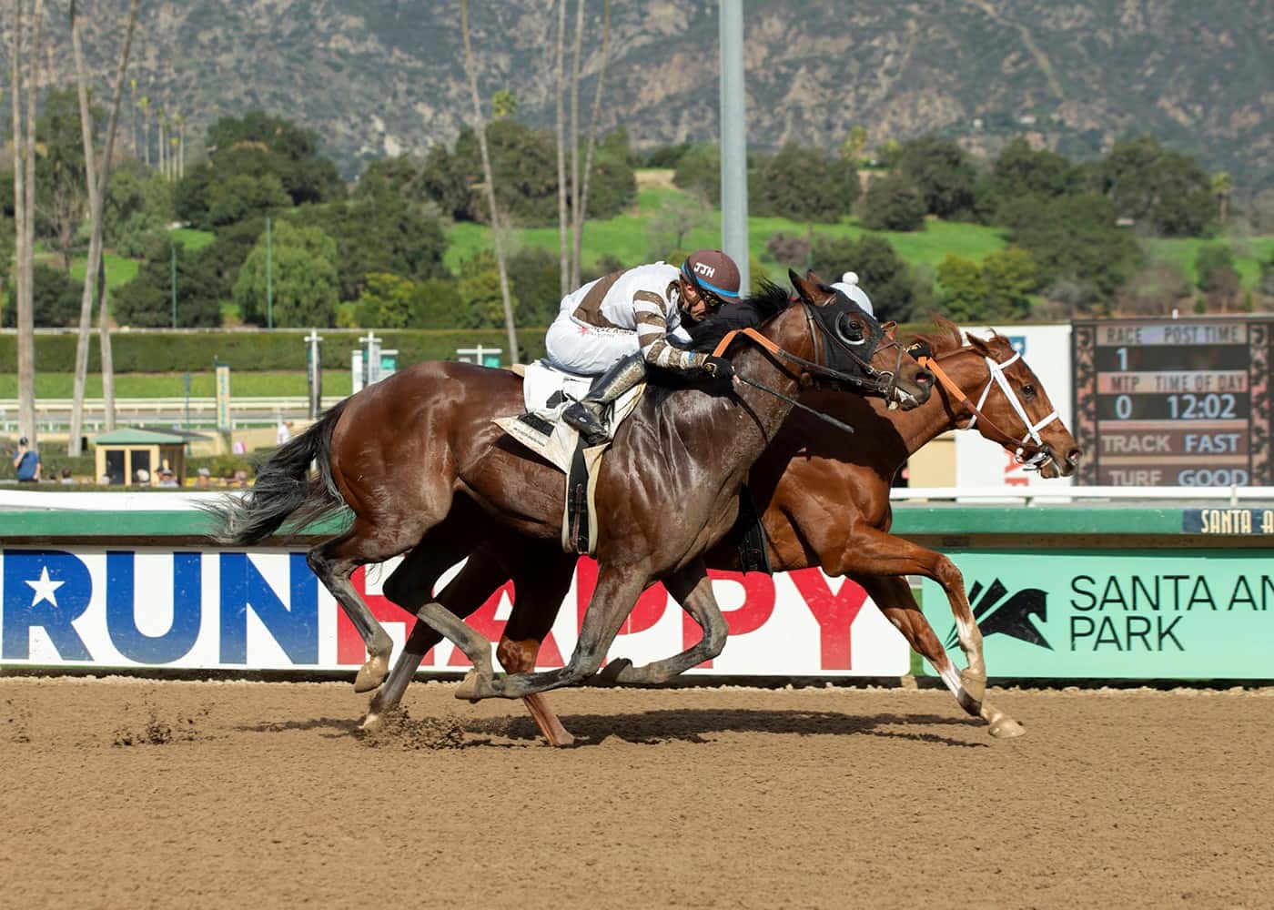 Heavily Favored The Chosen Vron Takes Early Heat And Finishes Strong To Take $150,000 Don Valpredo California Cup Sprint