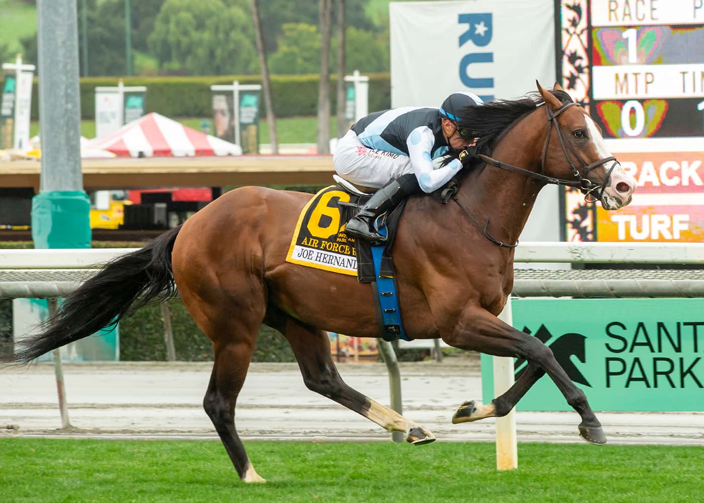 Air Force Red Aims For A Second Graded Stakes Win At The Classic Meet In The Grade III, $100,000 Thunder Road Stakes