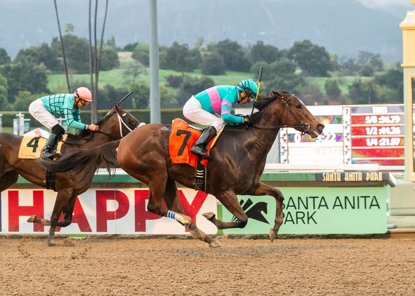 Lady T Rolls From Off The Pace To Win Grade III, $100,000 Las Flores Stakes