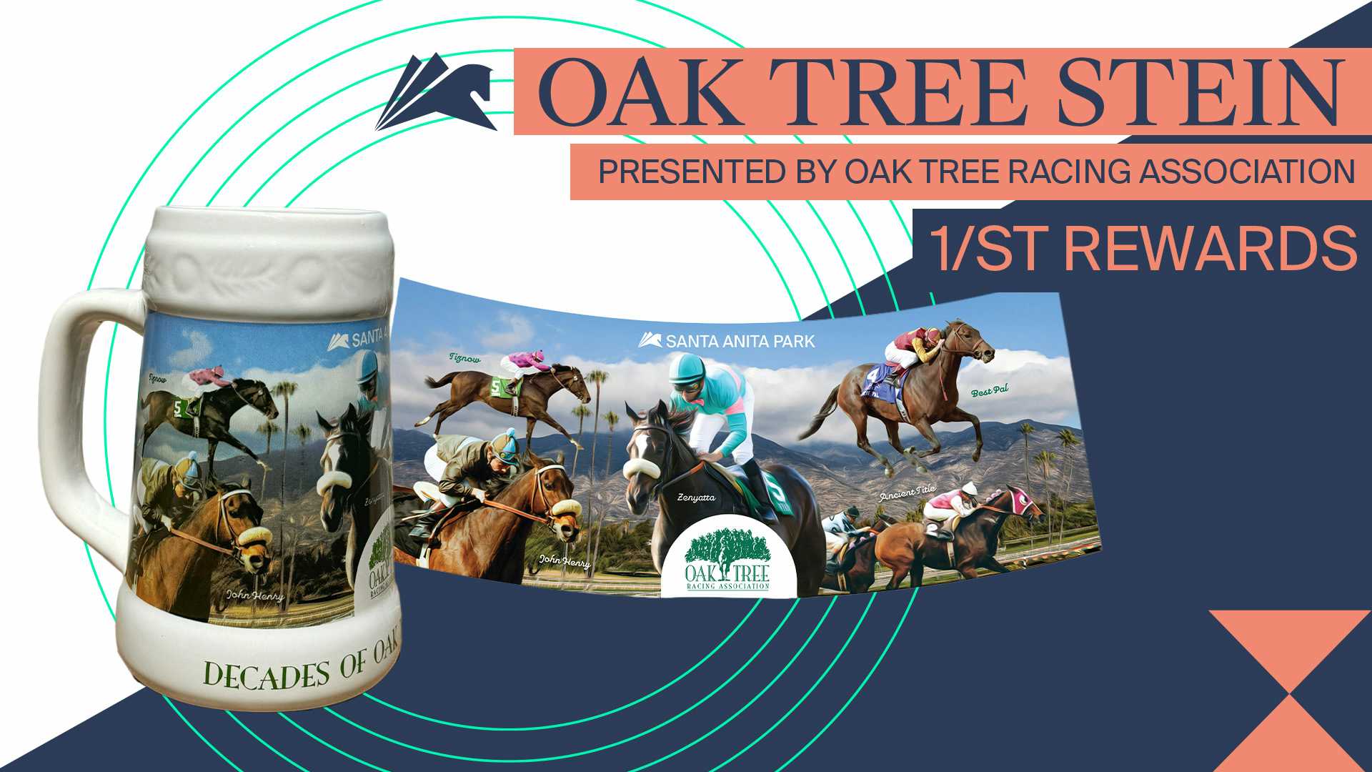 Oak Tree Day At Santa Anita On Oct. 5 Includes A Free Oak Tree Stein And $30,000 Cherry Tree With $5,000 Grand Prize