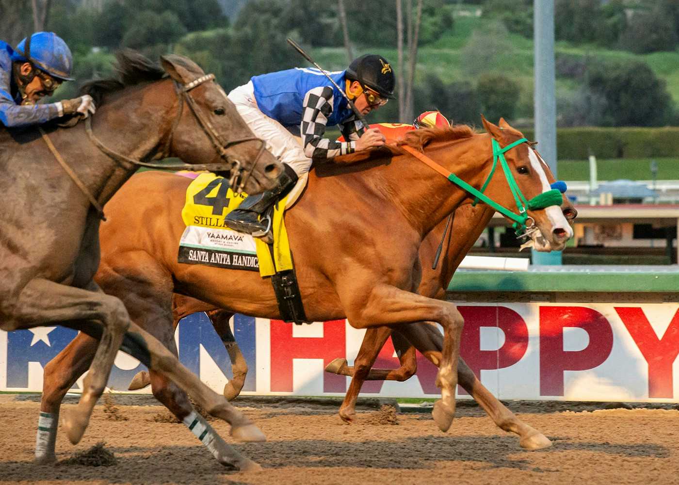 Stilleto Boy Takes Grade I, $500,000 Santa Anita Handicap By A Neck