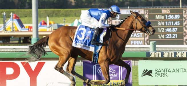 FRESHENED, CLASSY PRIVATE MISSION HEADS SATURDAY’S GRADE II, $200,000 SANTA MARIA STAKES AS FILLIES & MARES GO 1 1/16 MILES