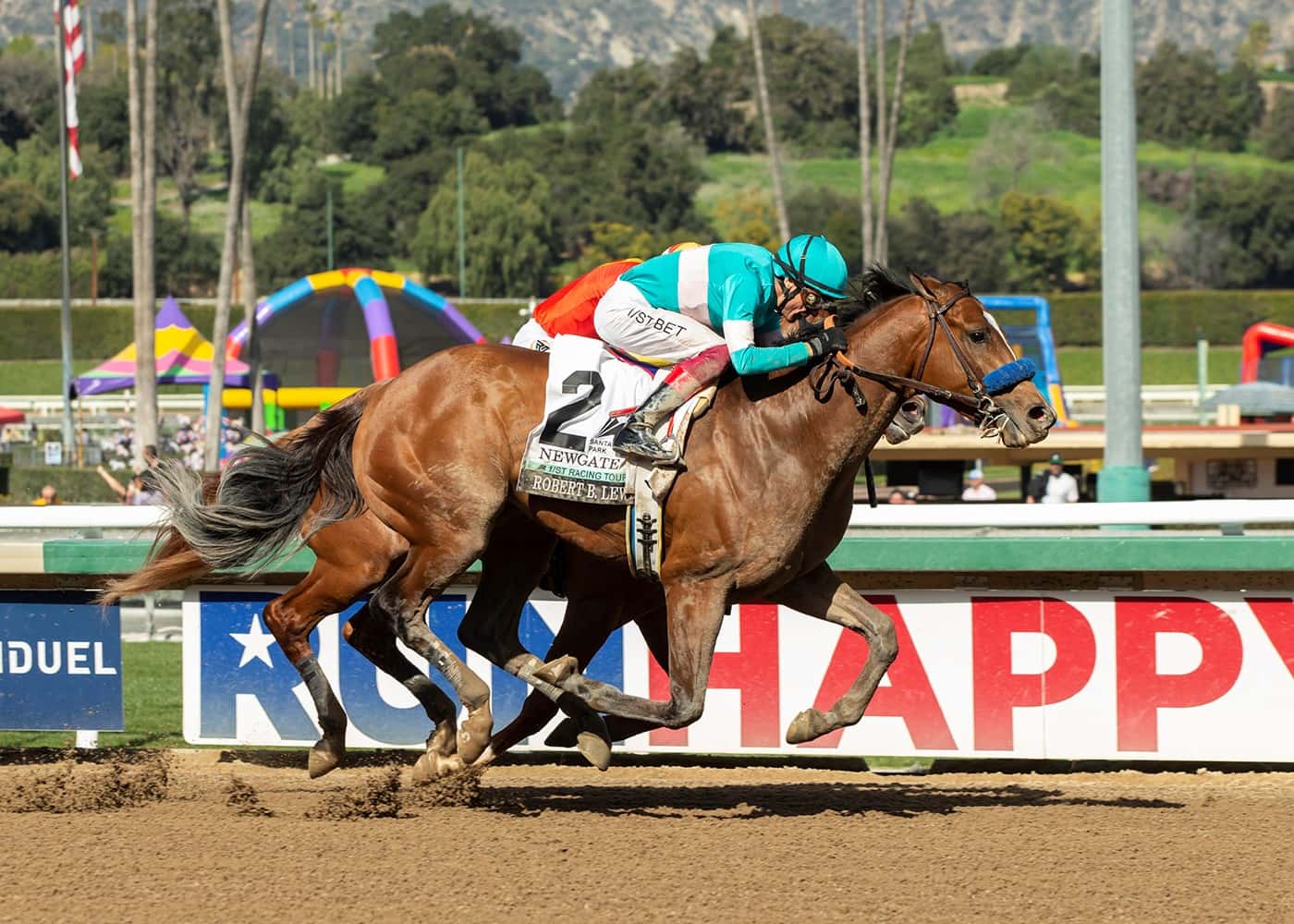 Baffert’s Newgate Runs To The Betting As He Takes Grade III, $200,000 Robert B. Lewis